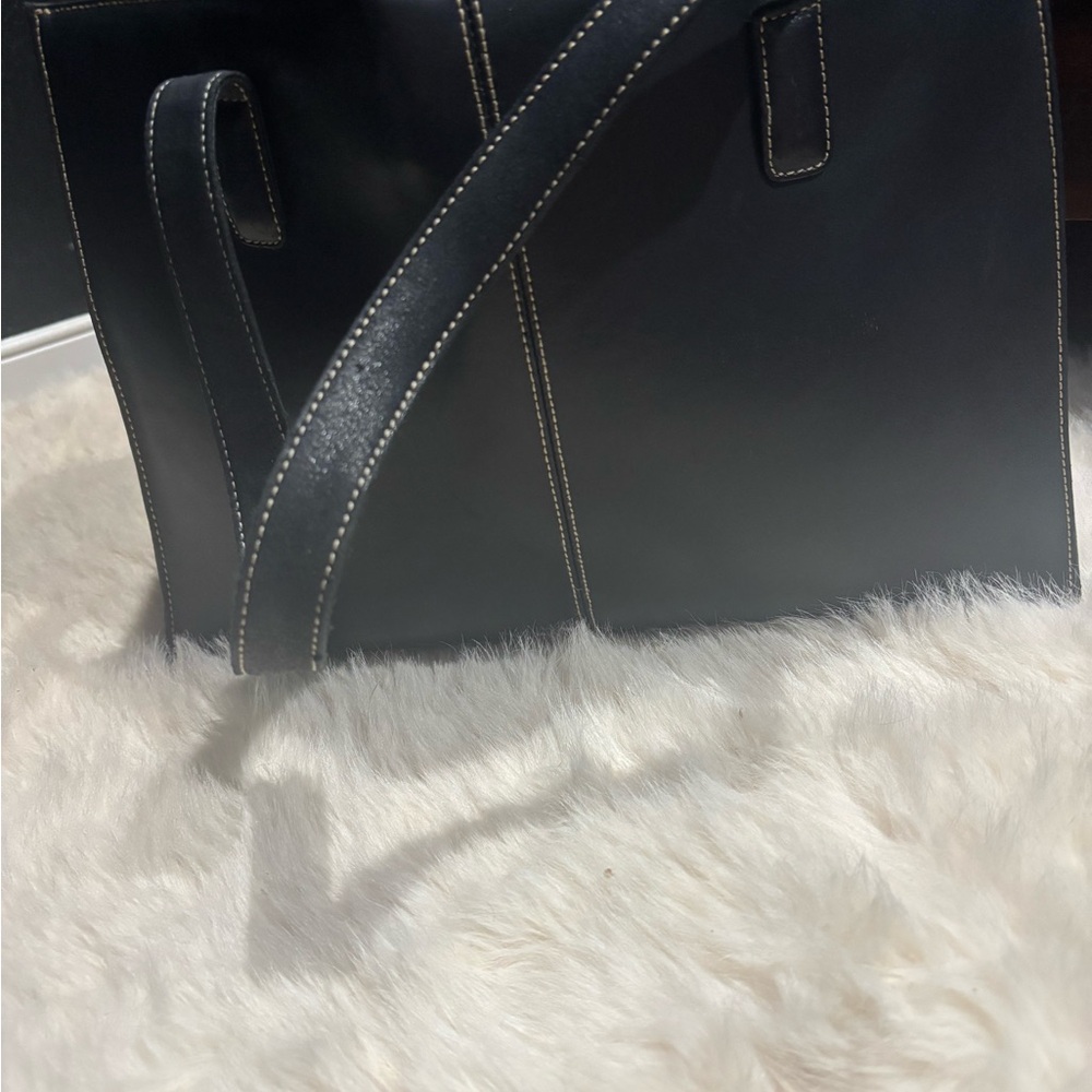 Wilsons Leather navy Blue Tote